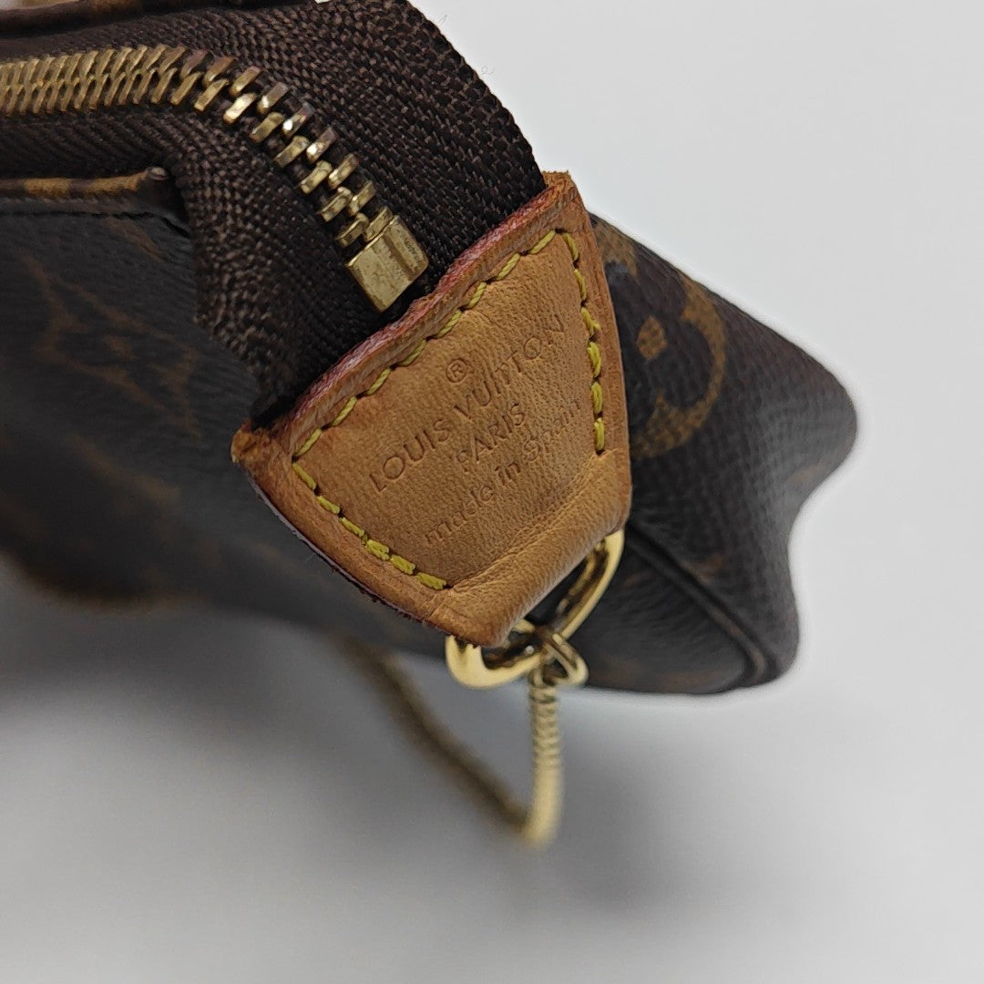 ACCESSOIRES Mini Monogram Coated Canvas Brown