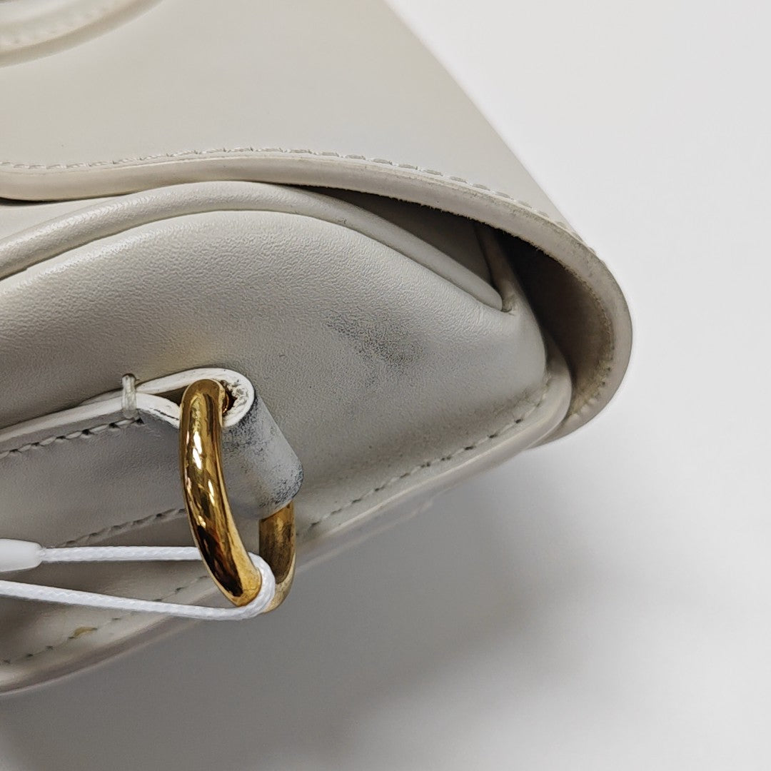 Bobby Medium Calfskin White