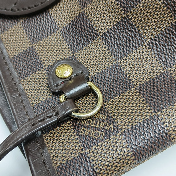NEVERFULL PM Damier Ebene Coated Canvas Brown