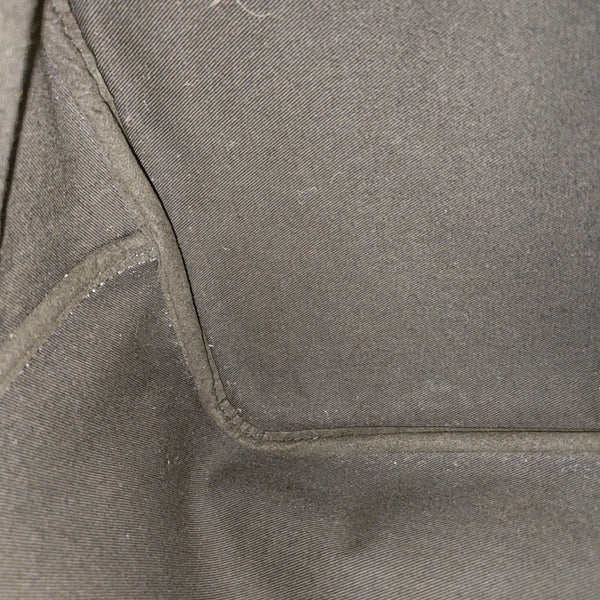 Coated Canvas Tote Bag Black