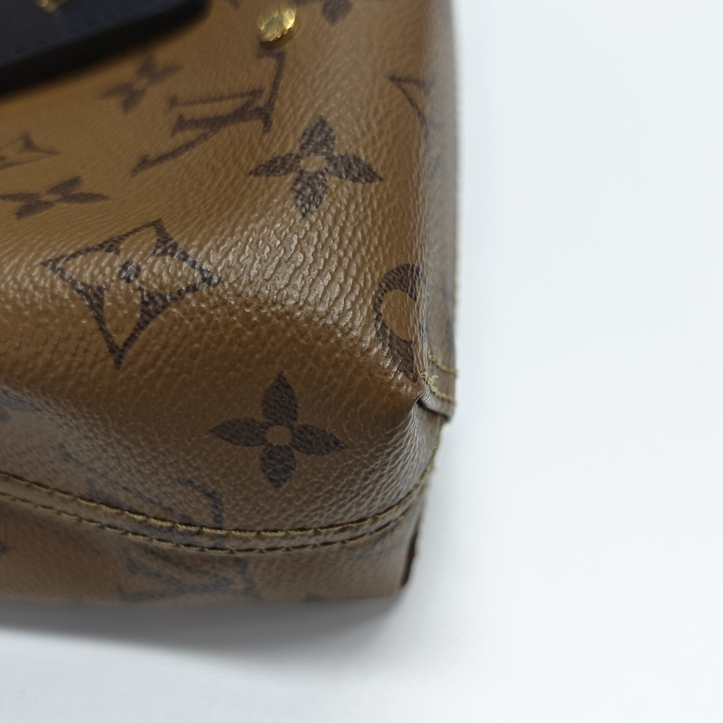 ATLANTIS PM Monogram Coated Canvas Brown