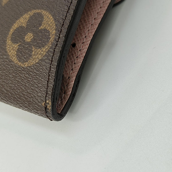 JOSÉPHINE Monogram Coated Canvas Brown Wallet