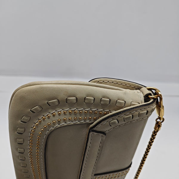 Snaffle Bit Calfskin White