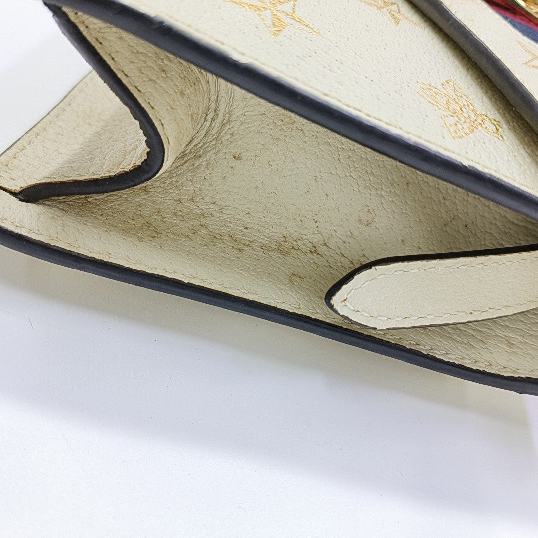 Sylvie Mini Calfskin White