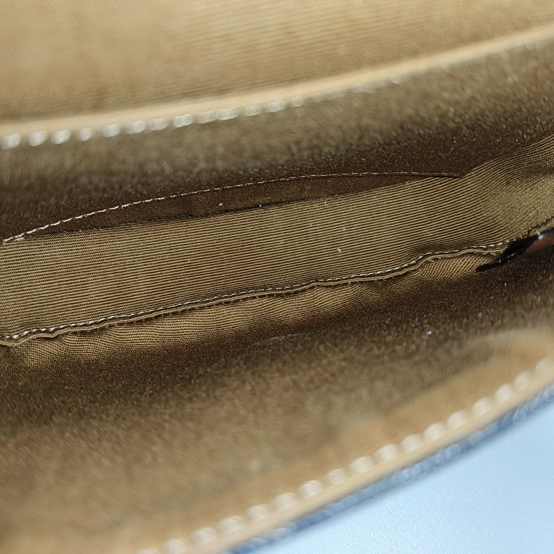 BESACE Mini Coated Canvas Brown