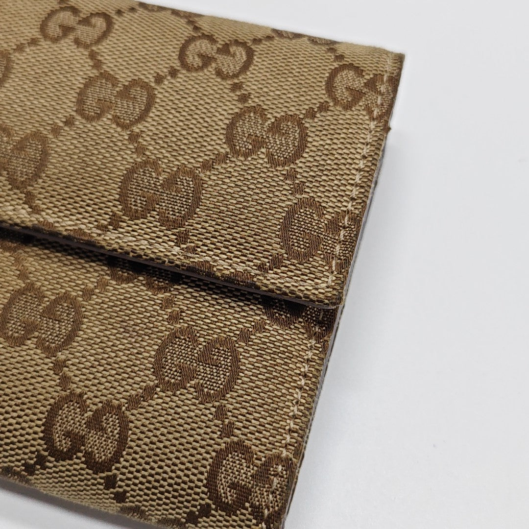 Monogram Canvas Wallet Brown
