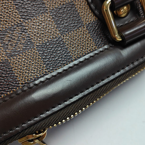 TREVI PM Damier Ebene Coated Canvas Brown