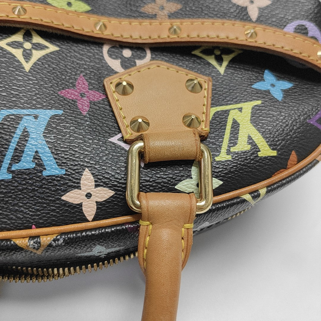 LV × TM DEAUVILLE Monogram Coated Canvas Black