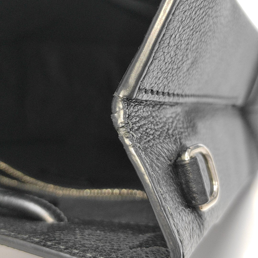 Shopping Bag Large Calfskin Black
