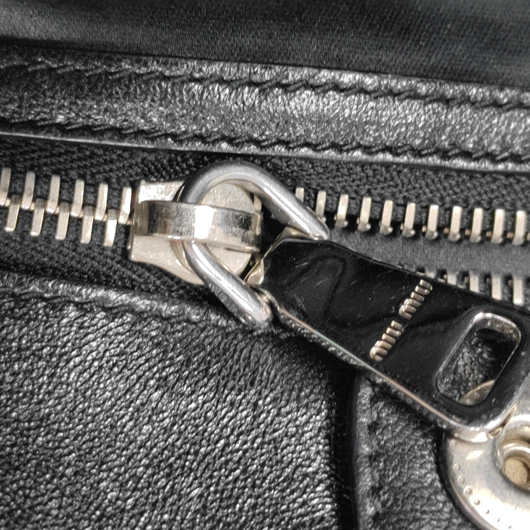 Lambskin Shoulder Bag Black