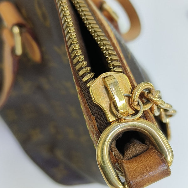 PALERMO PM Monogram Coated Canvas Brown