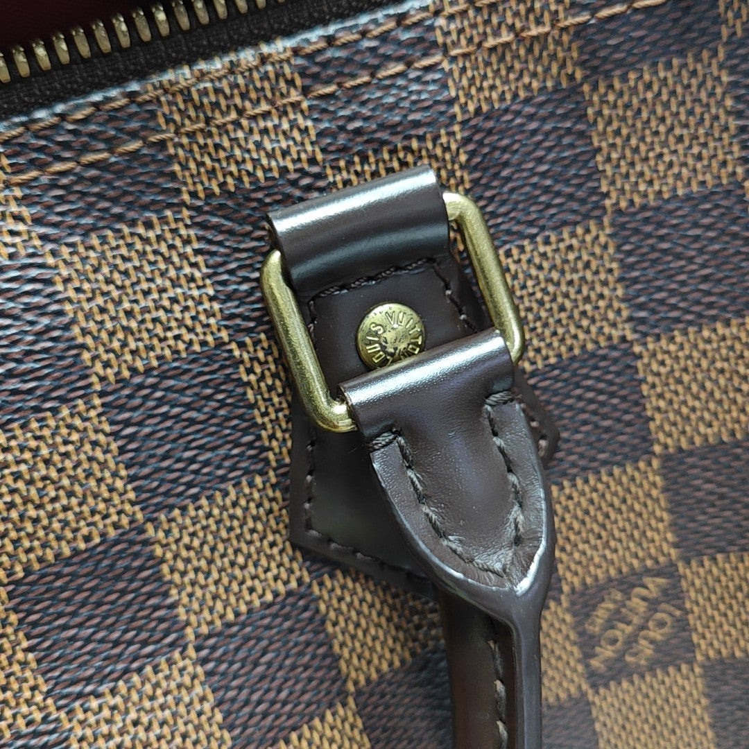 SPEEDY 30 Damier Ebene Coated Canvas Brown