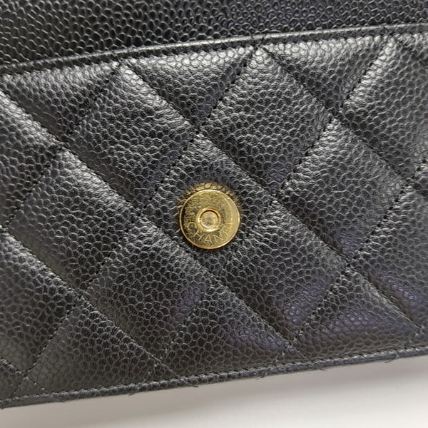WOC Quilted Calfskin Black