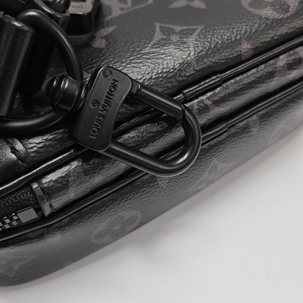 ALPHA Nano Monogram Coated Canvas Black