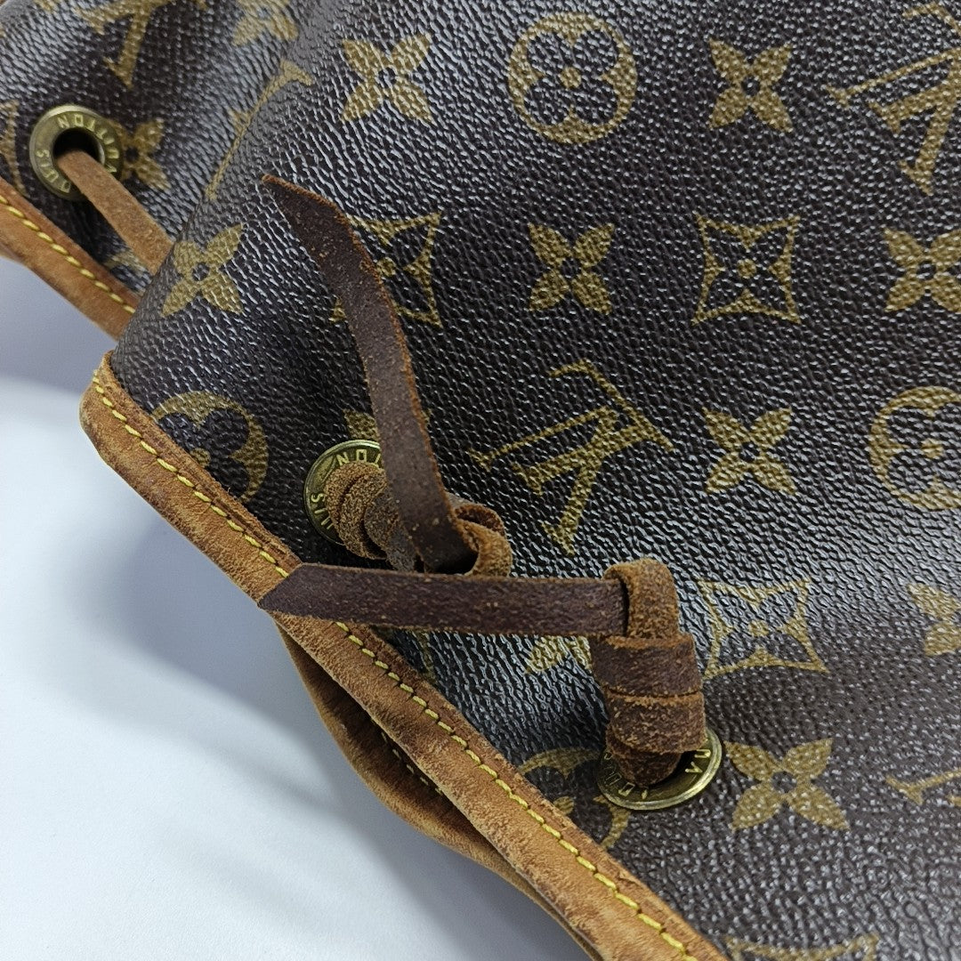 NOÉ GM Monogram Coated Canvas Brown