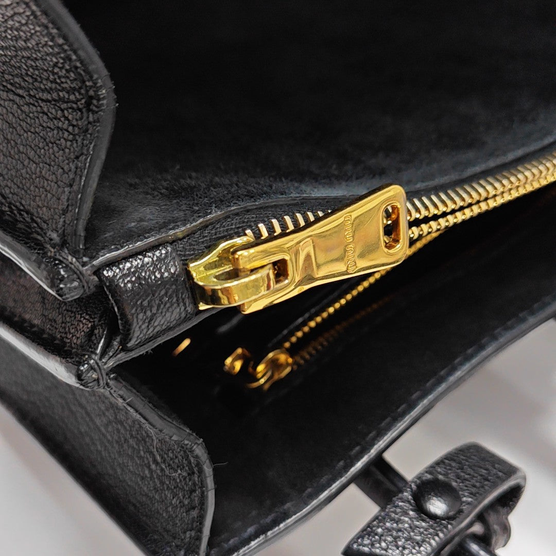 Calfskin Tote Bag Black