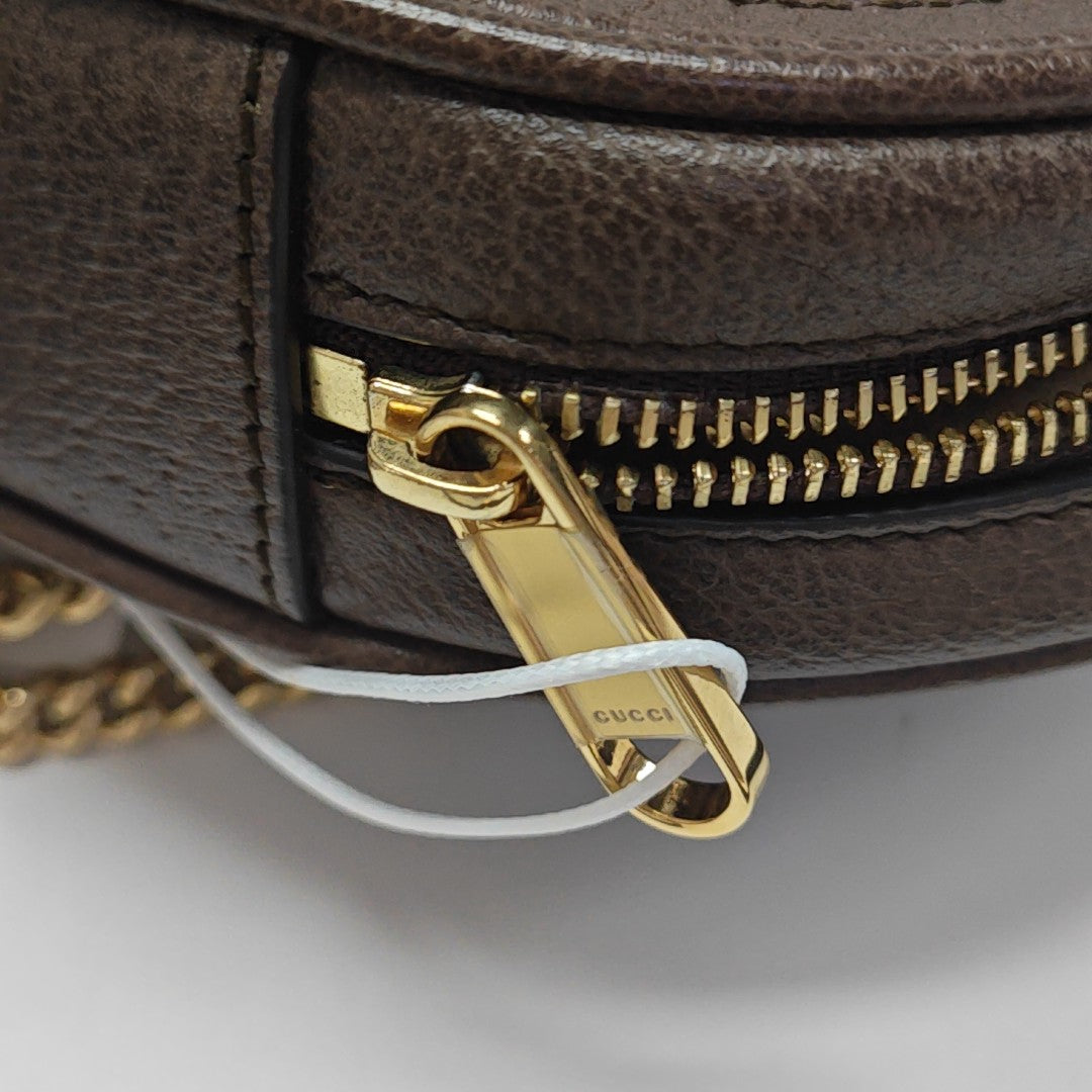 Ophidia Mini Monogram Coated Canvas Beige