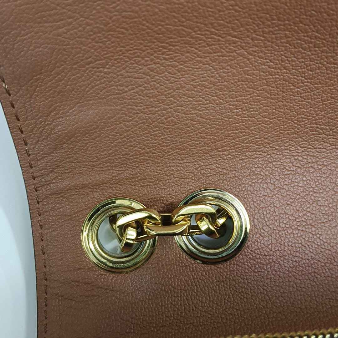 MARCEAU Monogram Coated Canvas Brown
