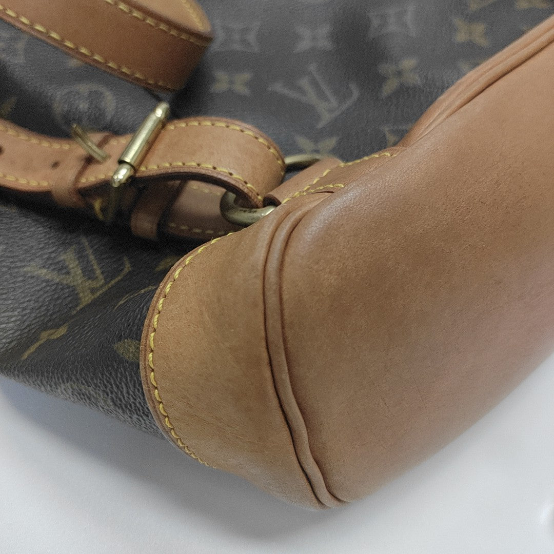 MONTSOURIS MM Monogram Coated Canvas Brown