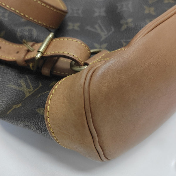 MONTSOURIS MM Monogram Coated Canvas Brown
