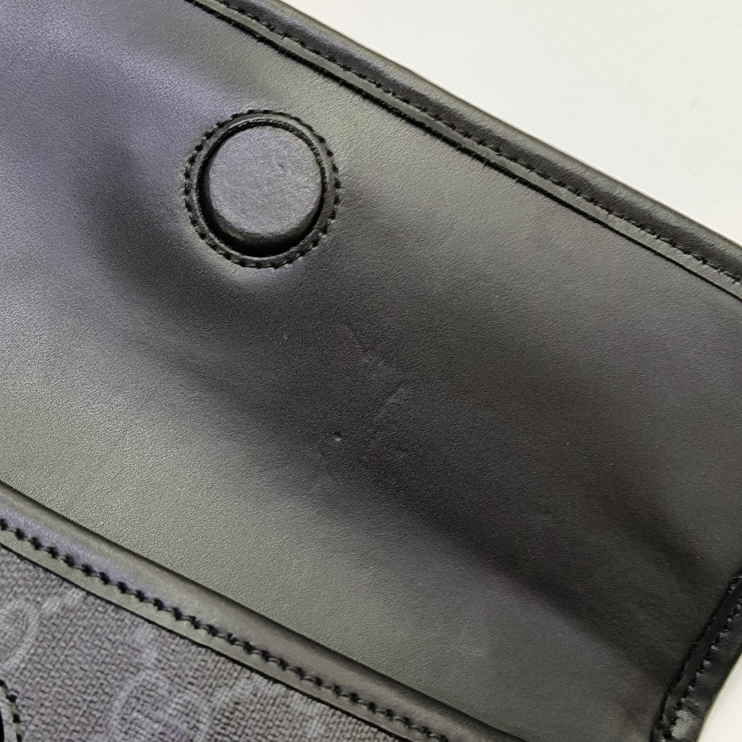 Neo Vintage Monogram Coated Canvas Black