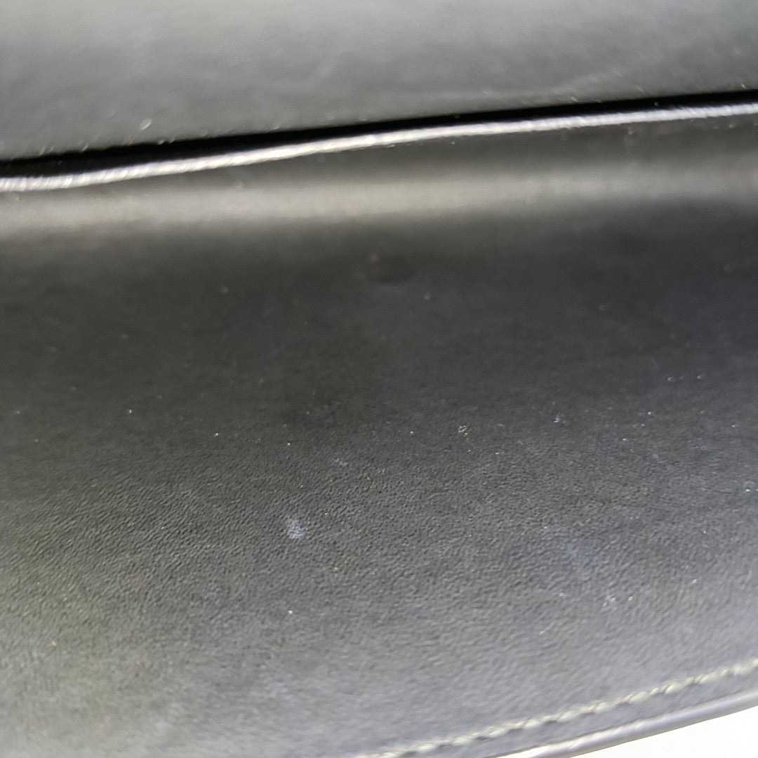 Calfskin Shoulder Bag Black