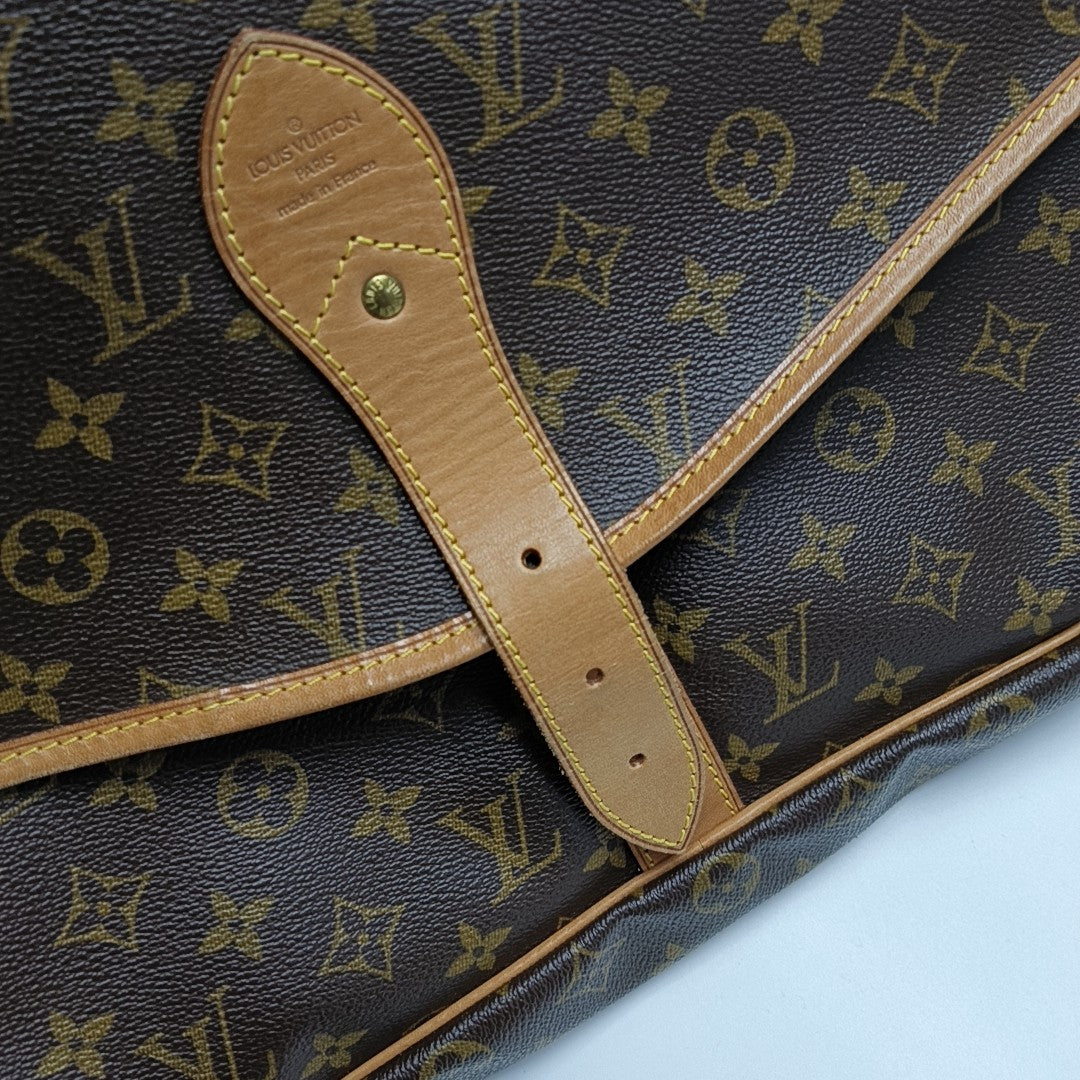 HUNTING Monogram Coated Canvas Brown