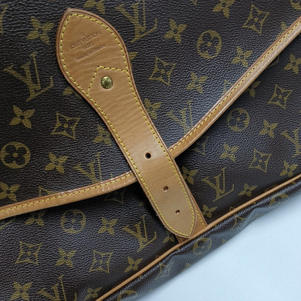 HUNTING Monogram Coated Canvas Brown