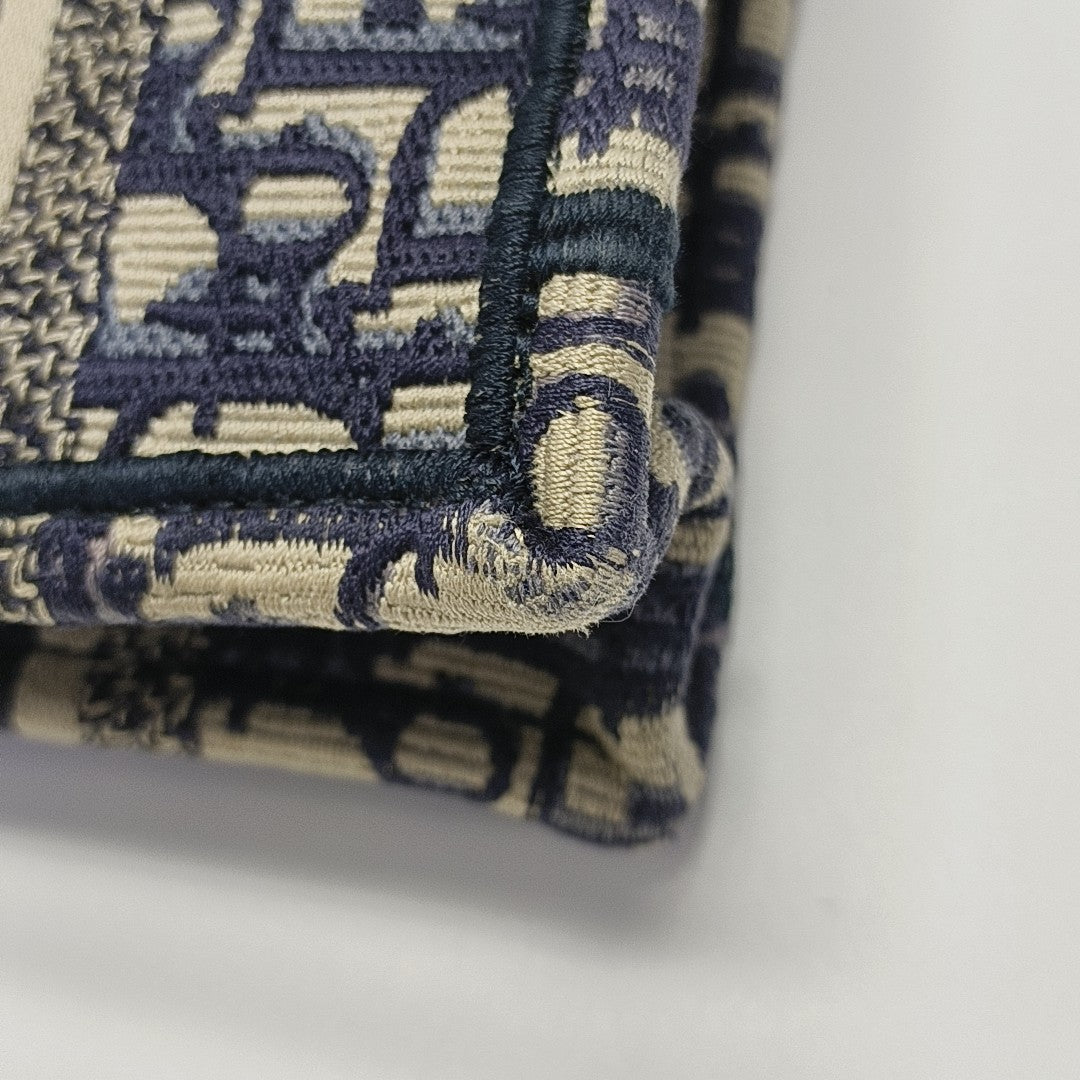 Book Tote Mini Canvas Blue