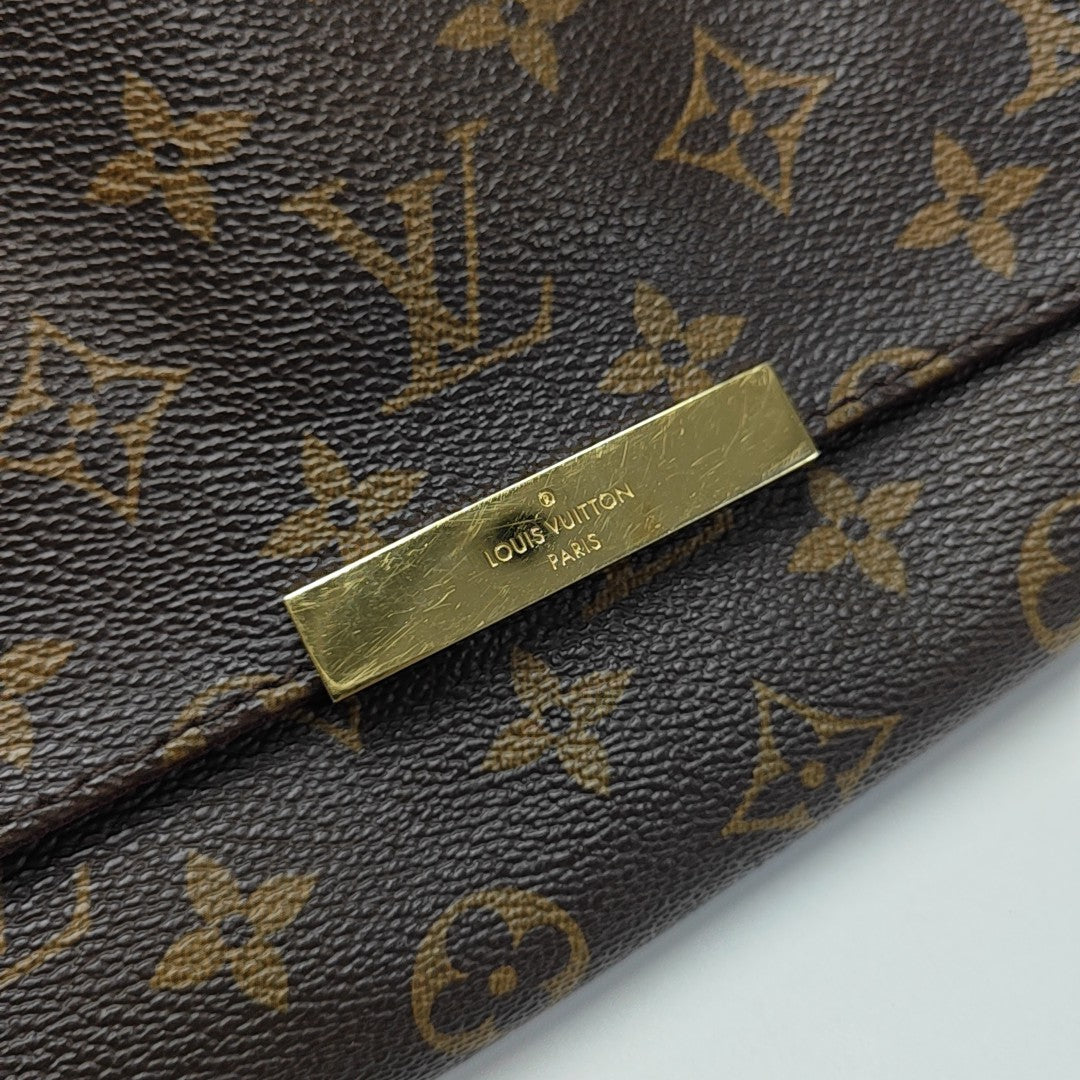 FAVORITE PM Monogram Coated Canvas Brown