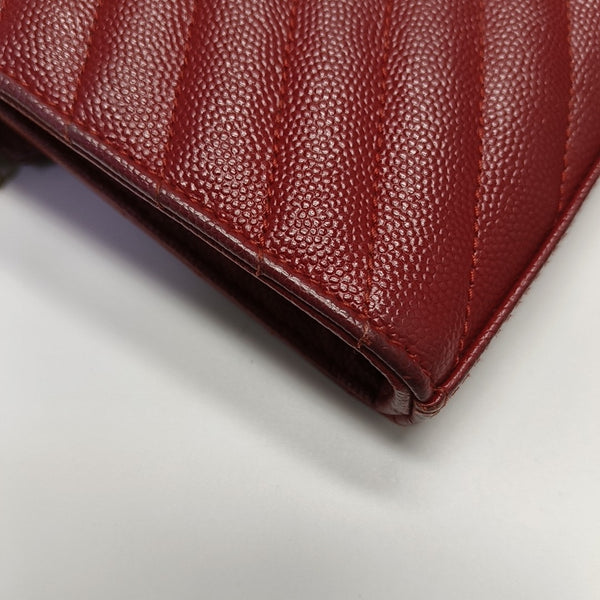 MONOGRAM Medium Quilted Calfskin Red
