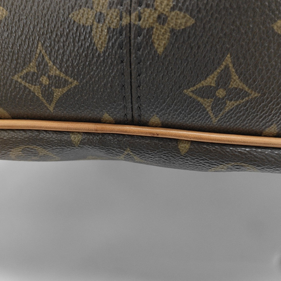 STRESA Monogram Coated Canvas Brown