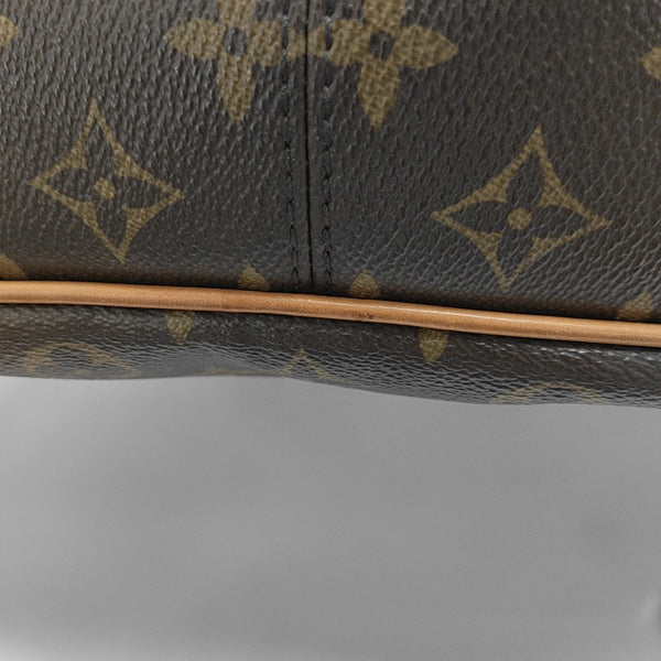 STRESA Monogram Coated Canvas Brown