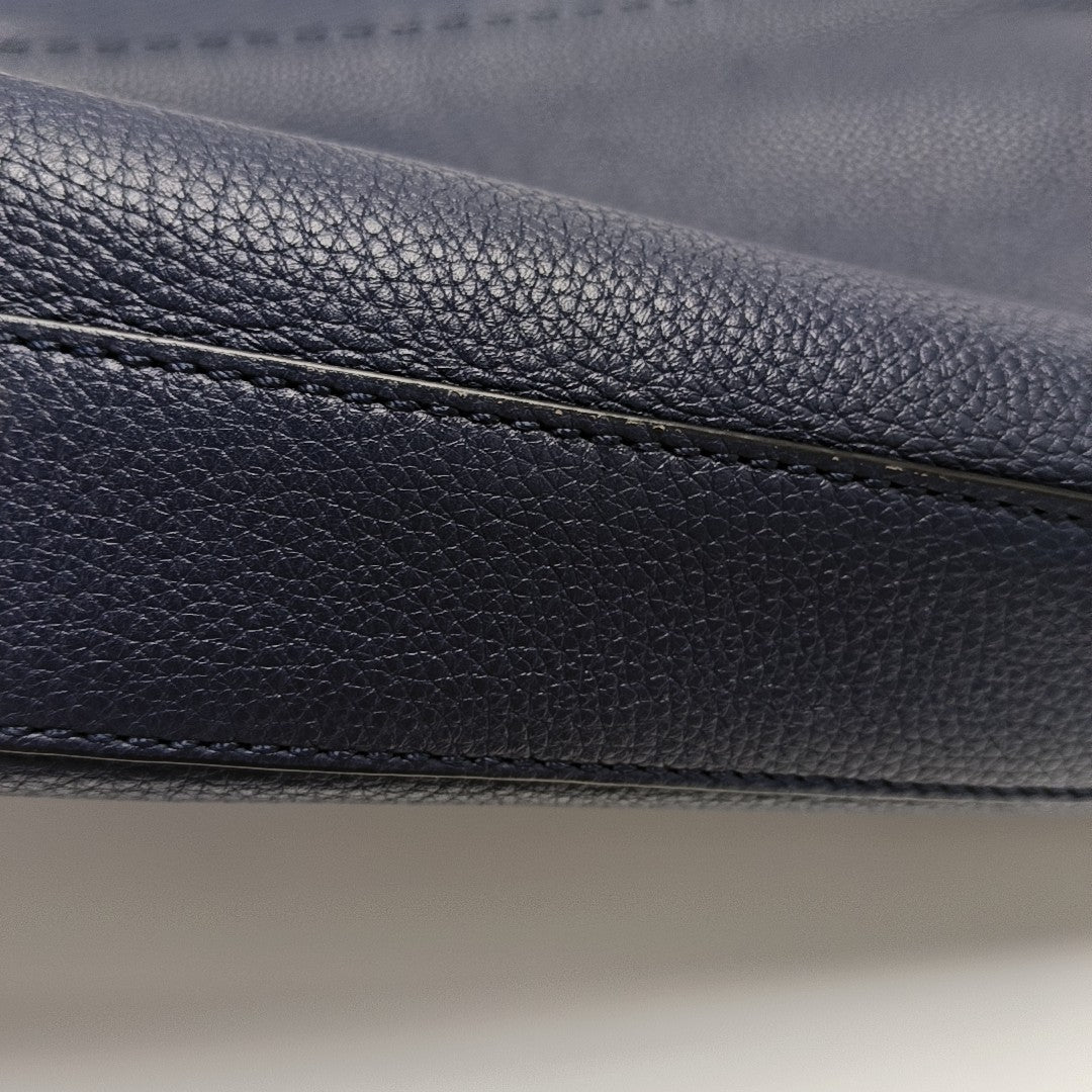 Peekaboo Calfskin Blue