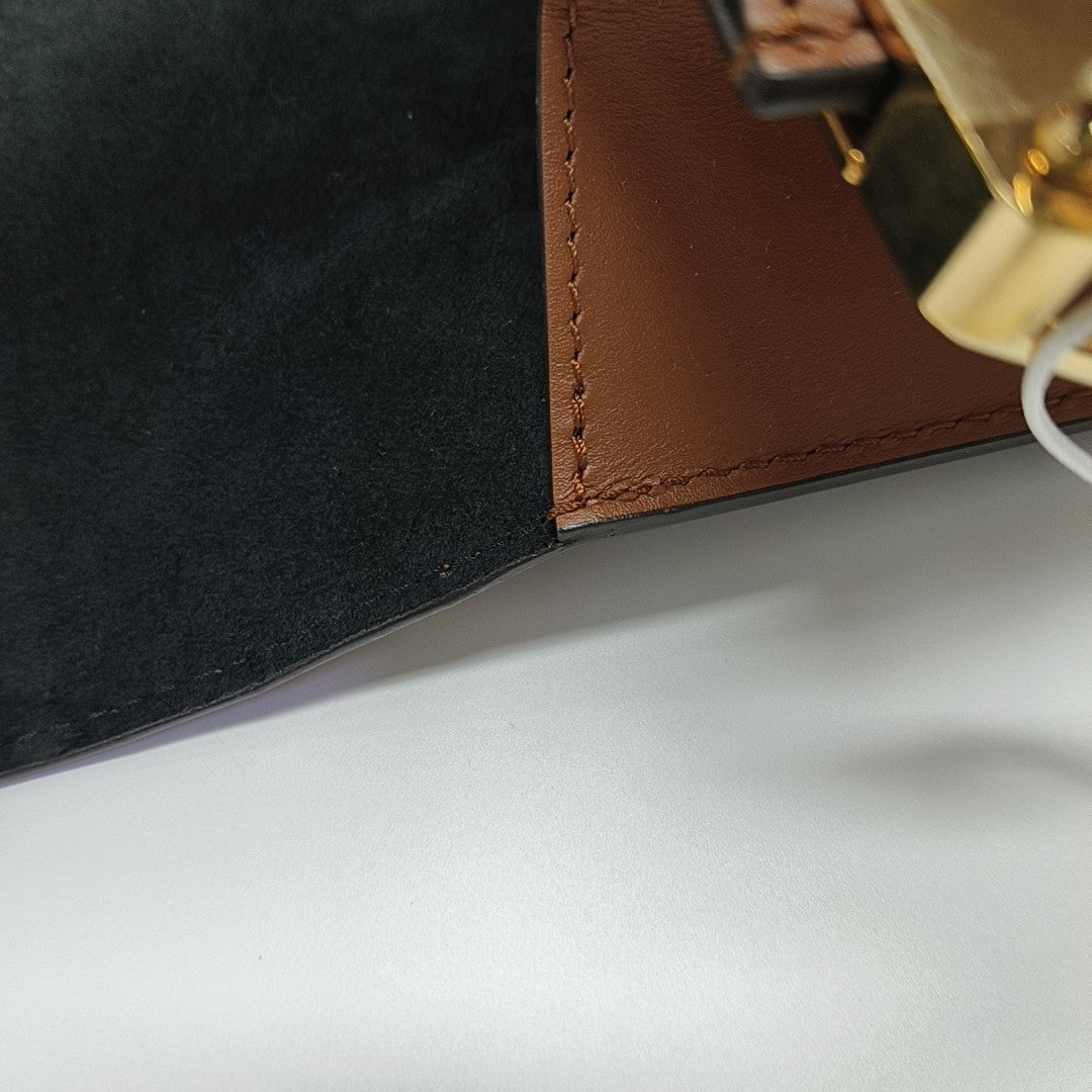DAUPHINE MM Monogram Coated Canvas Brown