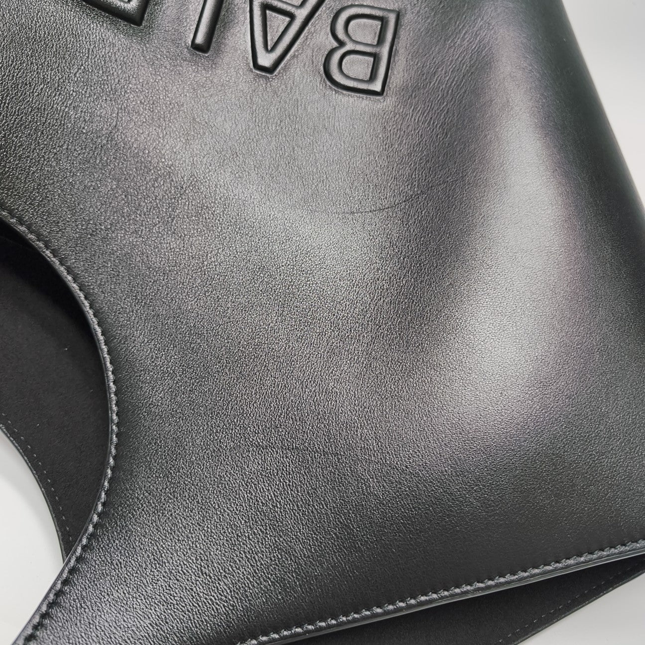 Calfskin Top Handle Bag Black
