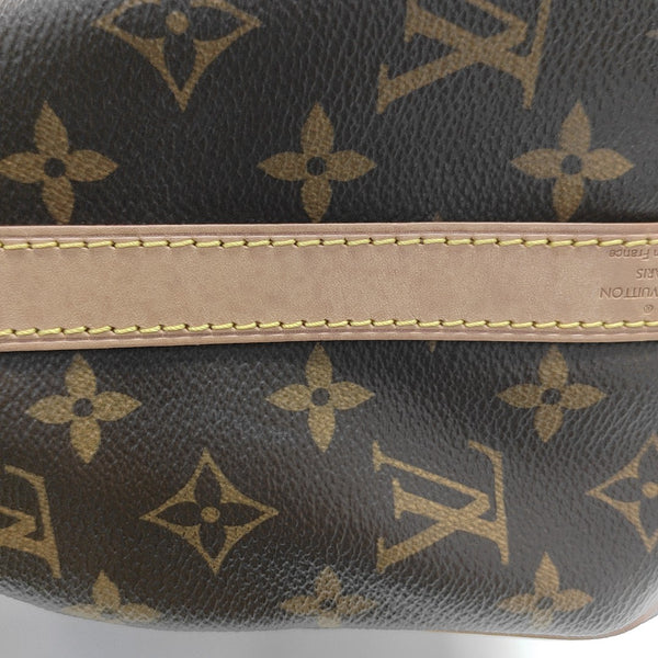 SPEEDY 25 Monogram Coated Canvas Brown