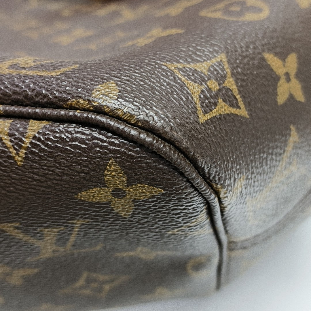 NEVERFULL MM Monogram Coated Canvas Brown