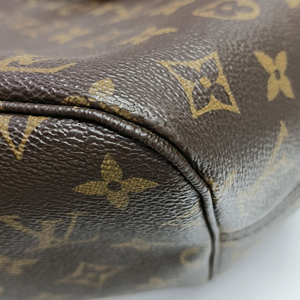 NEVERFULL MM Monogram Coated Canvas Brown