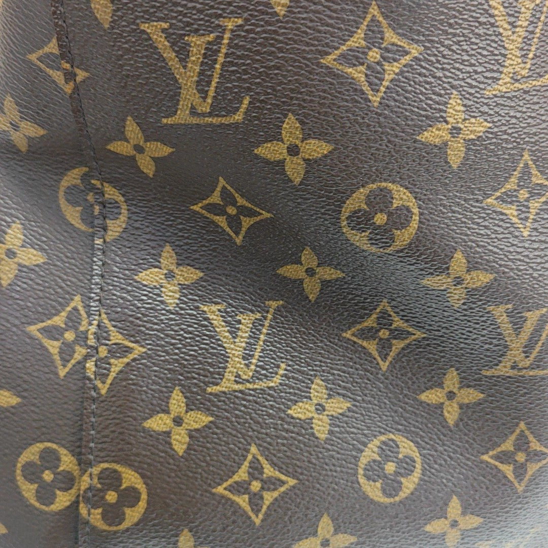 MONTAIGNE GM Monogram Coated Canvas Brown