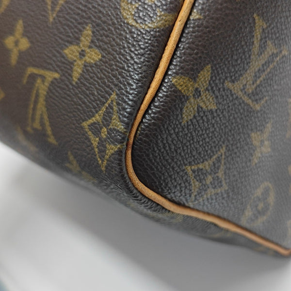 SPEEDY 25 Monogram Coated Canvas Brown