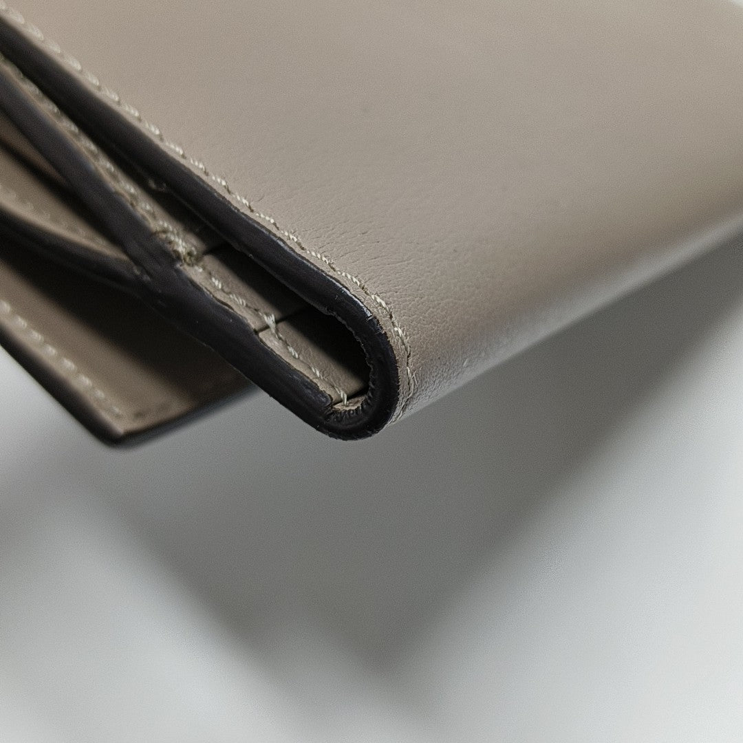 Calfskin Wallet Gray