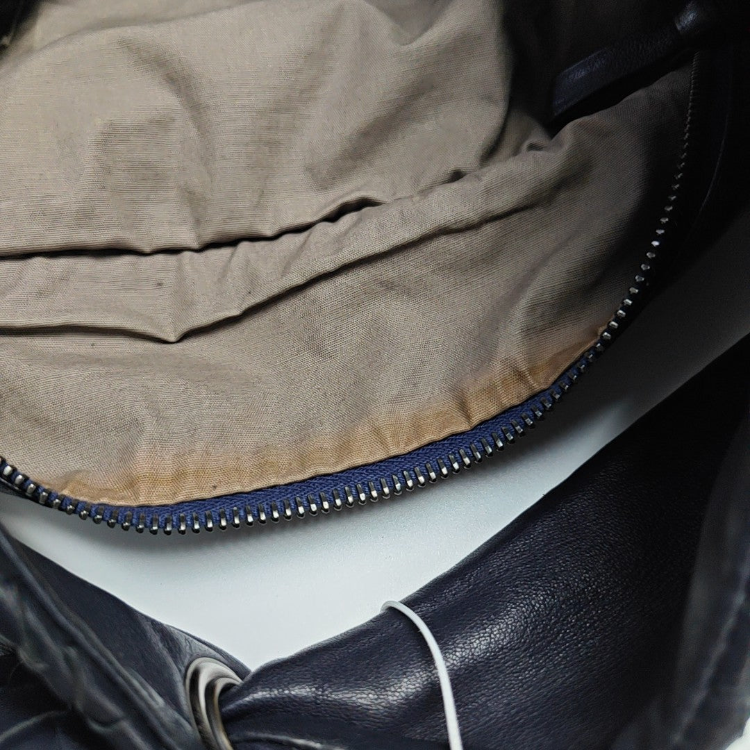 Calfskin Shoulder Bag Purple