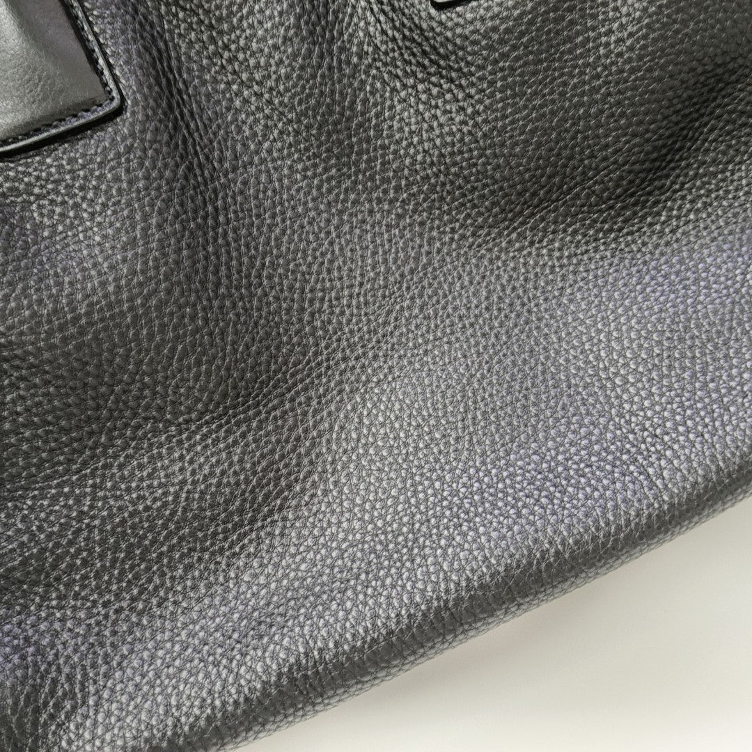 Calfskin Shoulder Bag Black