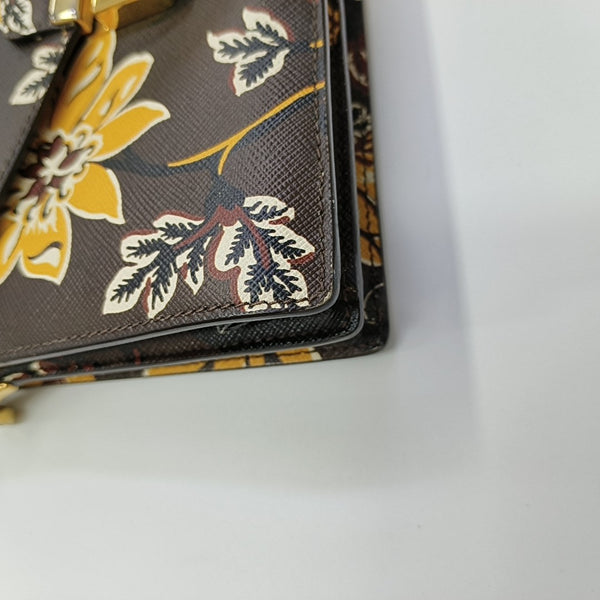 Calfskin Top Handle Bag Multicolor