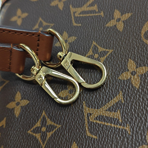 DAUPHINE Mini Monogram Coated Canvas Brown