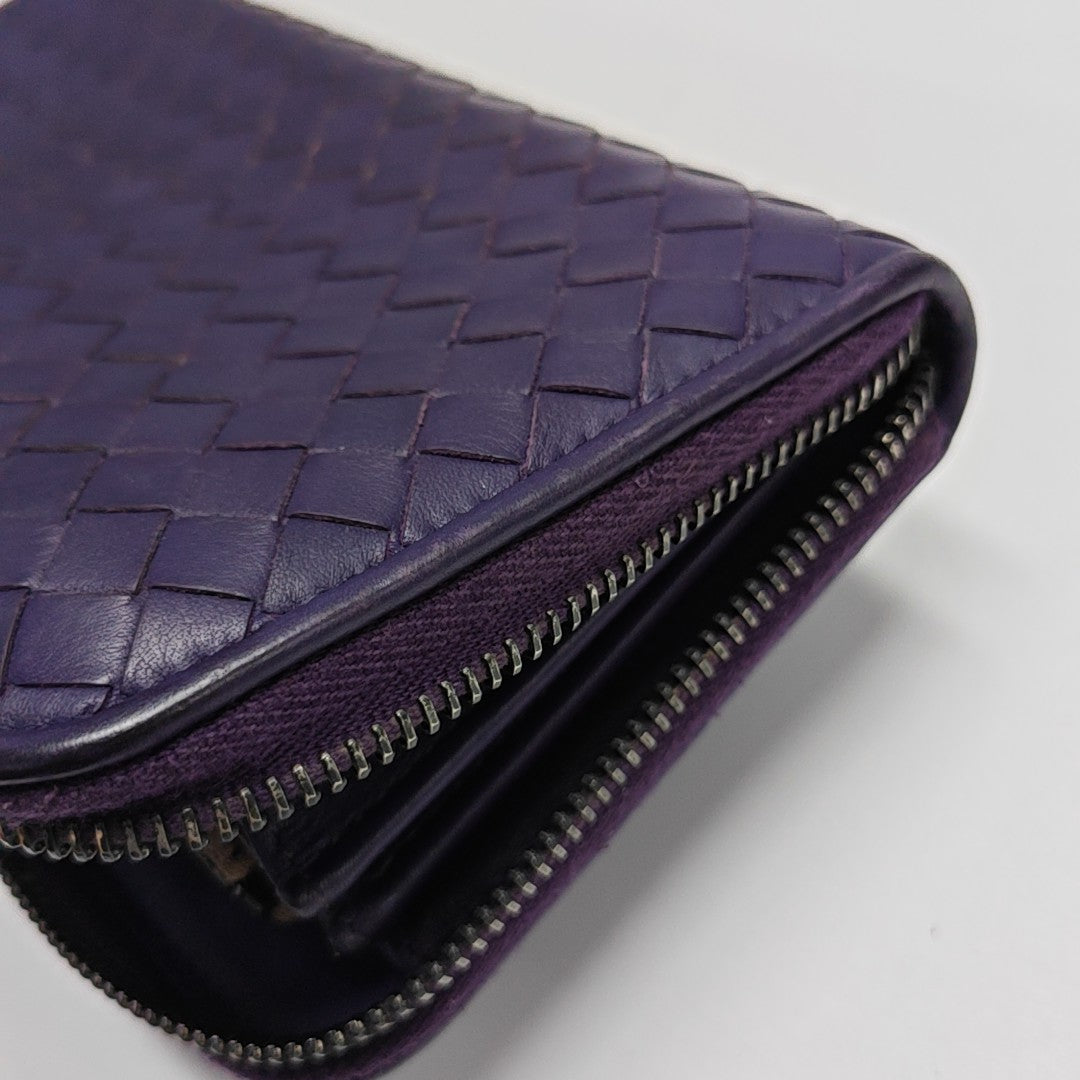 Lambskin Wallet Purple