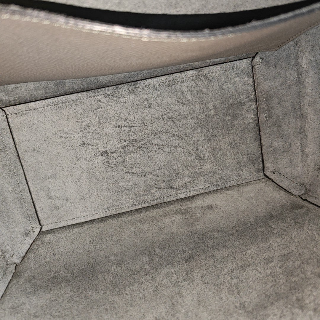 BELT Micro Calfskin Gray