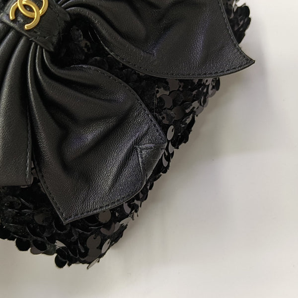 Wool Shoulder Bag Black