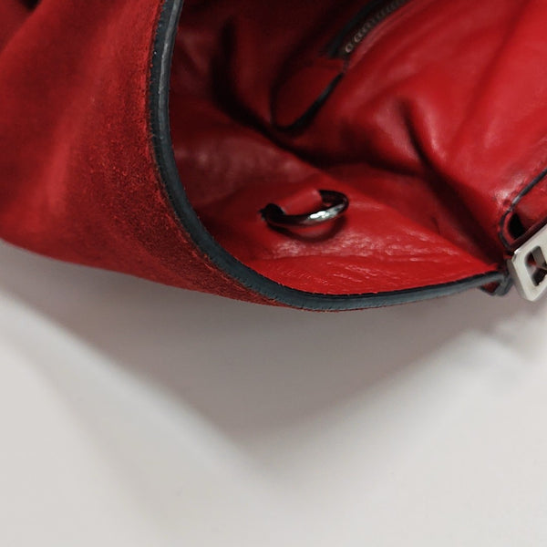 Glace Calf Suede Red